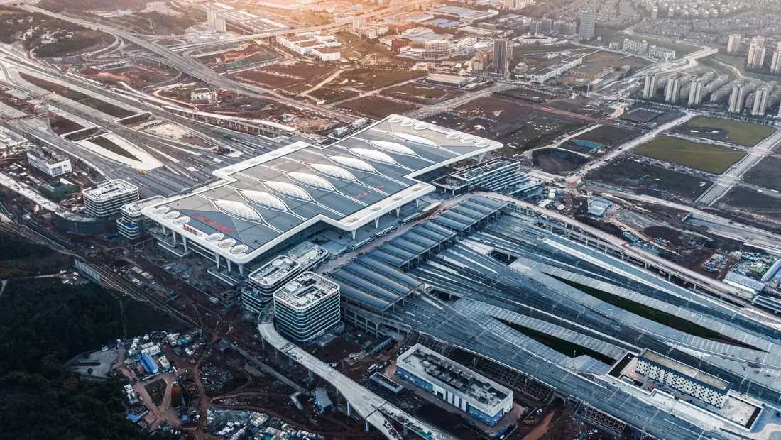 Chongqing East Railway Station: Mahakarya Infrastruktur China, Stasiun Terbesar di Dunia Resmi Beroperasi