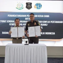 Kementerian ATR/BPN dan Kejaksaan Agung perkuat pengamanan aset untuk pulihkan hak korban dan kerugian negara. ANTARA/HO-ATR/BPN.