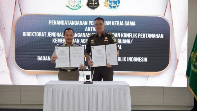 Kementerian ATR/BPN dan Kejaksaan Agung perkuat pengamanan aset untuk pulihkan hak korban dan kerugian negara. ANTARA/HO-ATR/BPN.